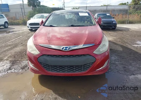 2013 Hyundai Sonata Hybrid Limited из США, поврежденный, VIN KMHEC4A42DA050187